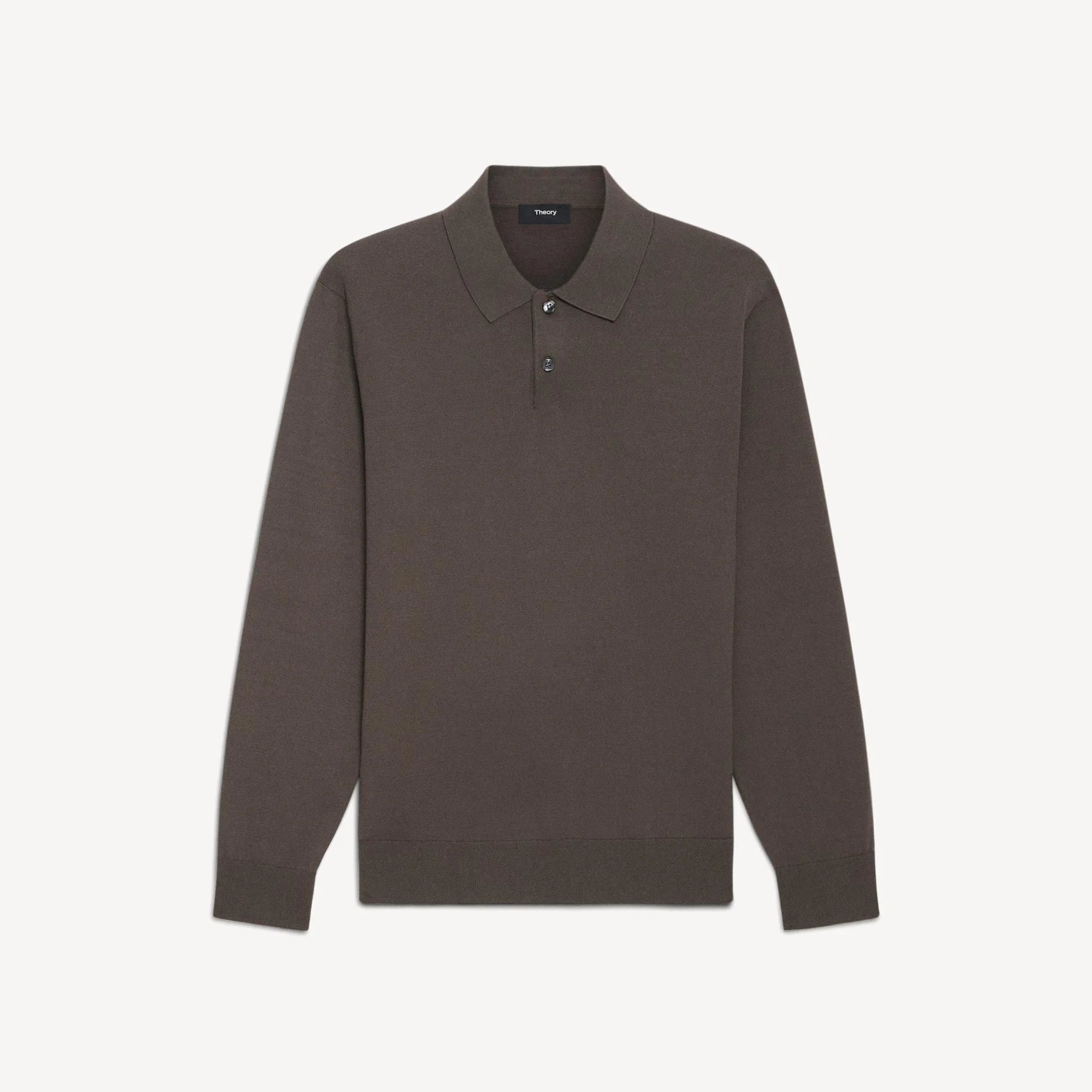 Goris Long-Sleeve Polo Shirt in Light Bilen - 1