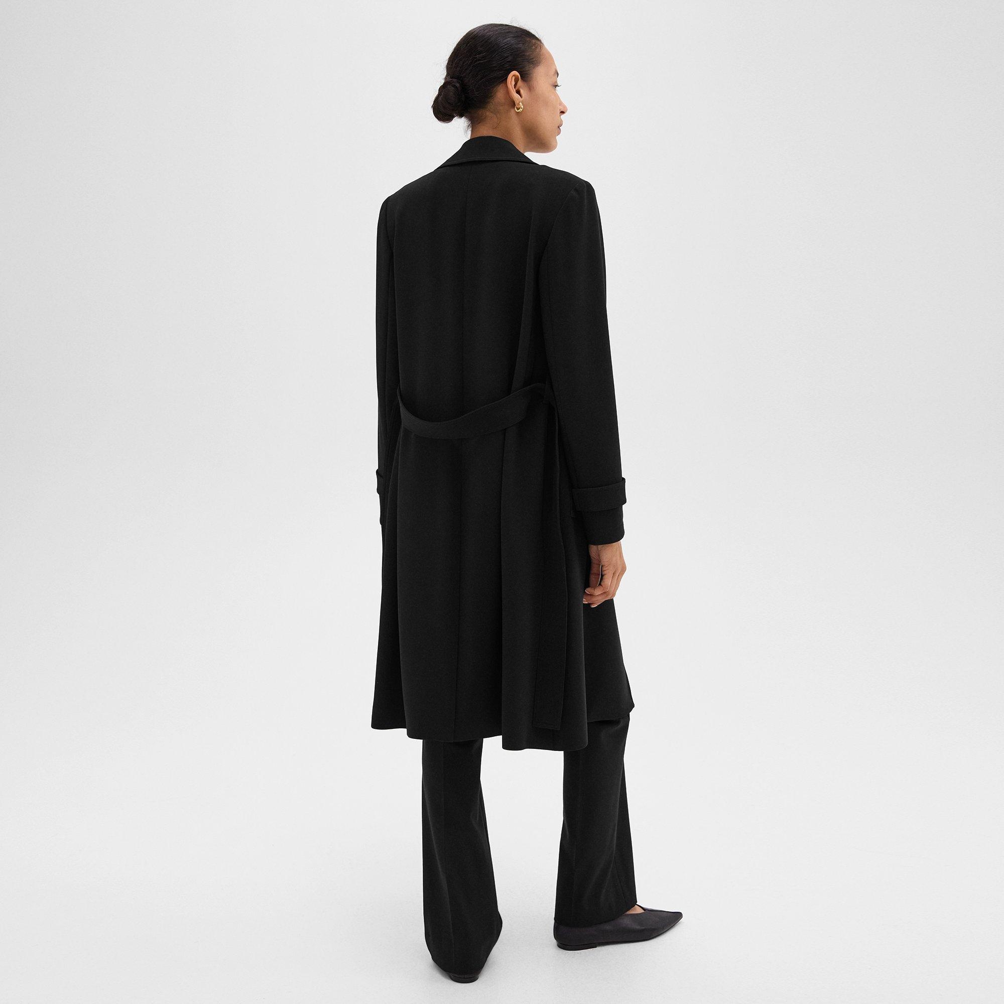 Oaklane Trench Coat in Admiral Crepe - 4