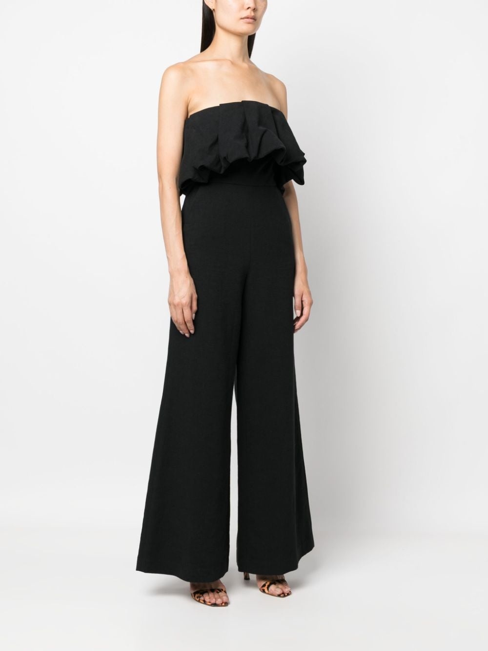 puffball-design strapless jumpsuit - 3