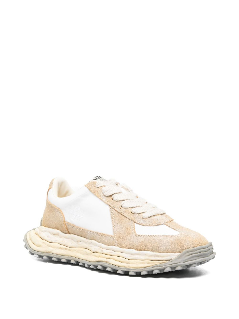 paneled-design sneakers - 2