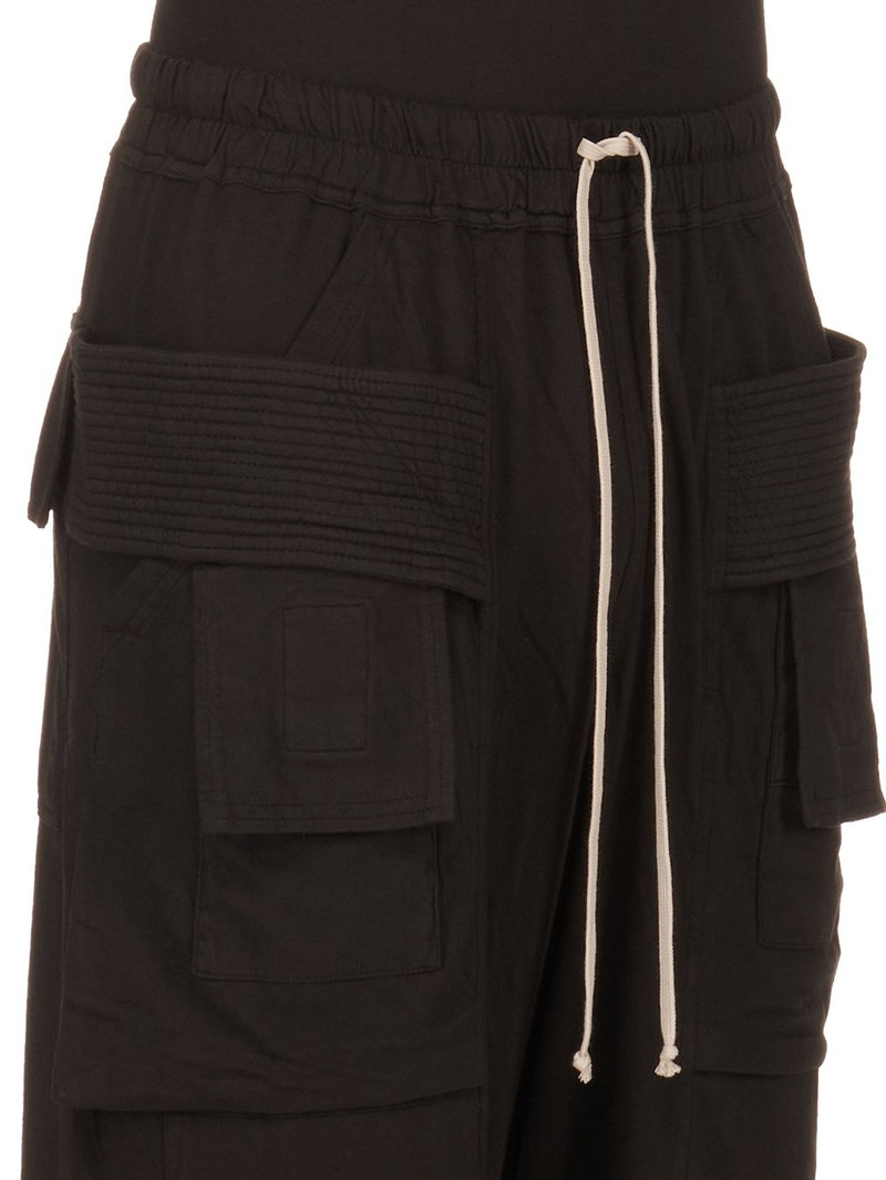 Creatch Wide-Leg Cotton-Twill Drawstring Cargo Trousers 4