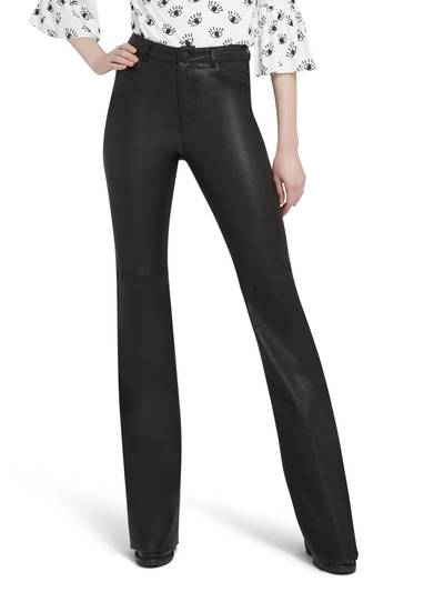 Alice + Olivia BRENT HIGH WAISTED LEATHER PANT outlook