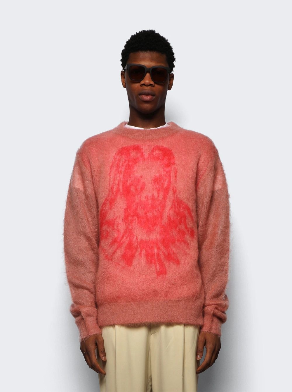 X Born X Raised Clown Knit Sweater Pink - 3