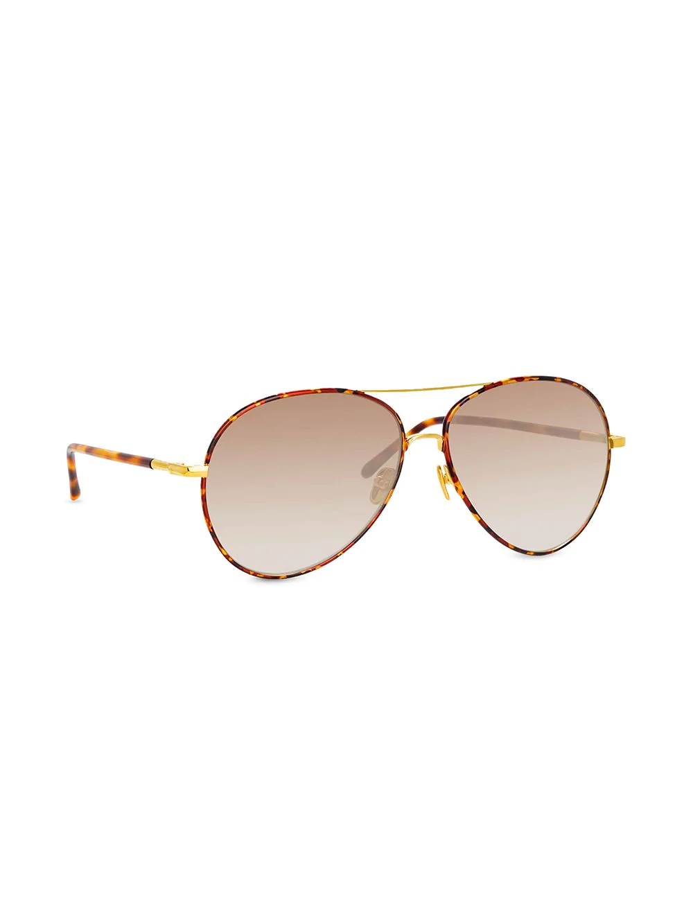 Shell print aviator sunglasses - 2