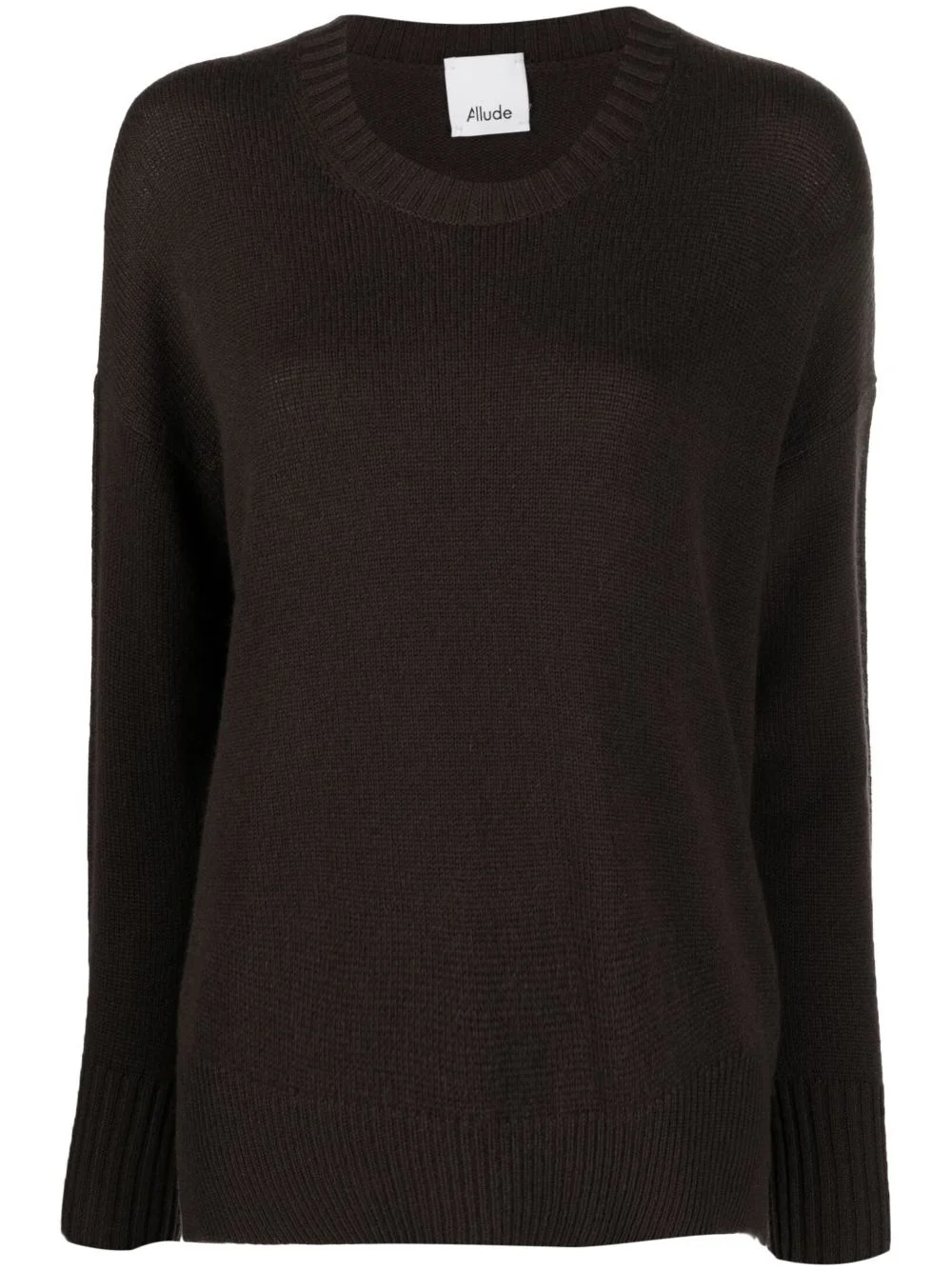 drop-shoulder cashmere jumper - 1