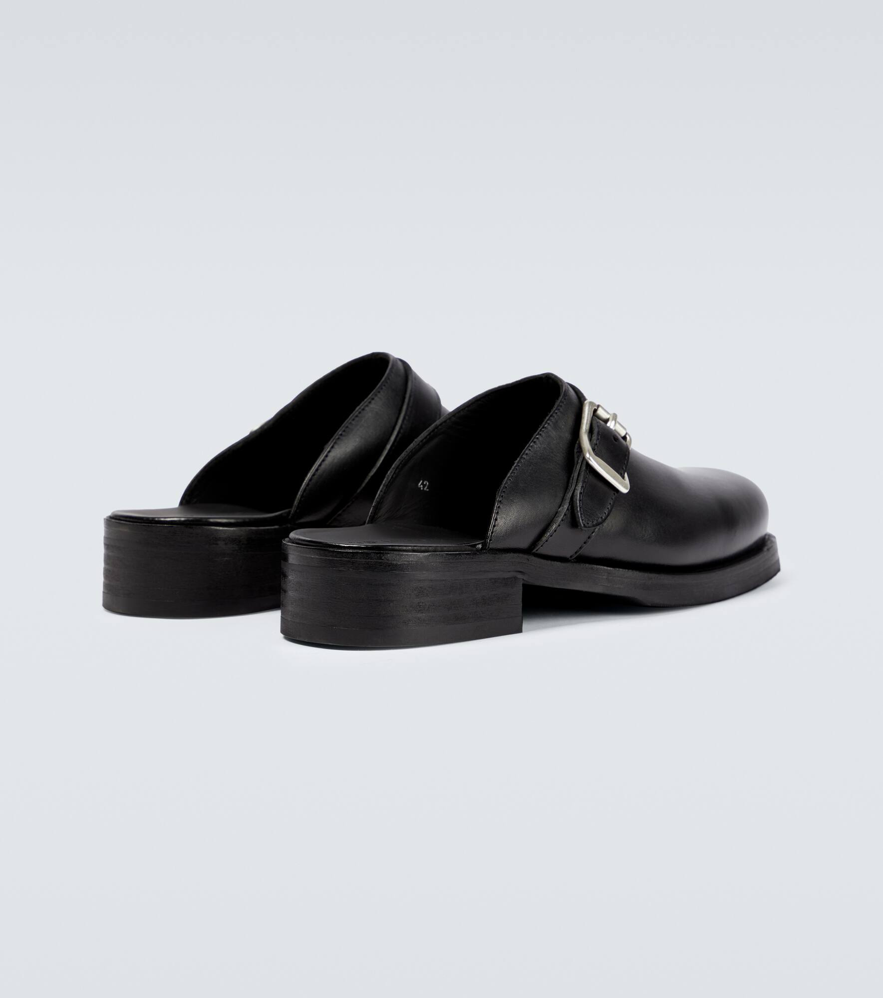 Camion leather mules - 6
