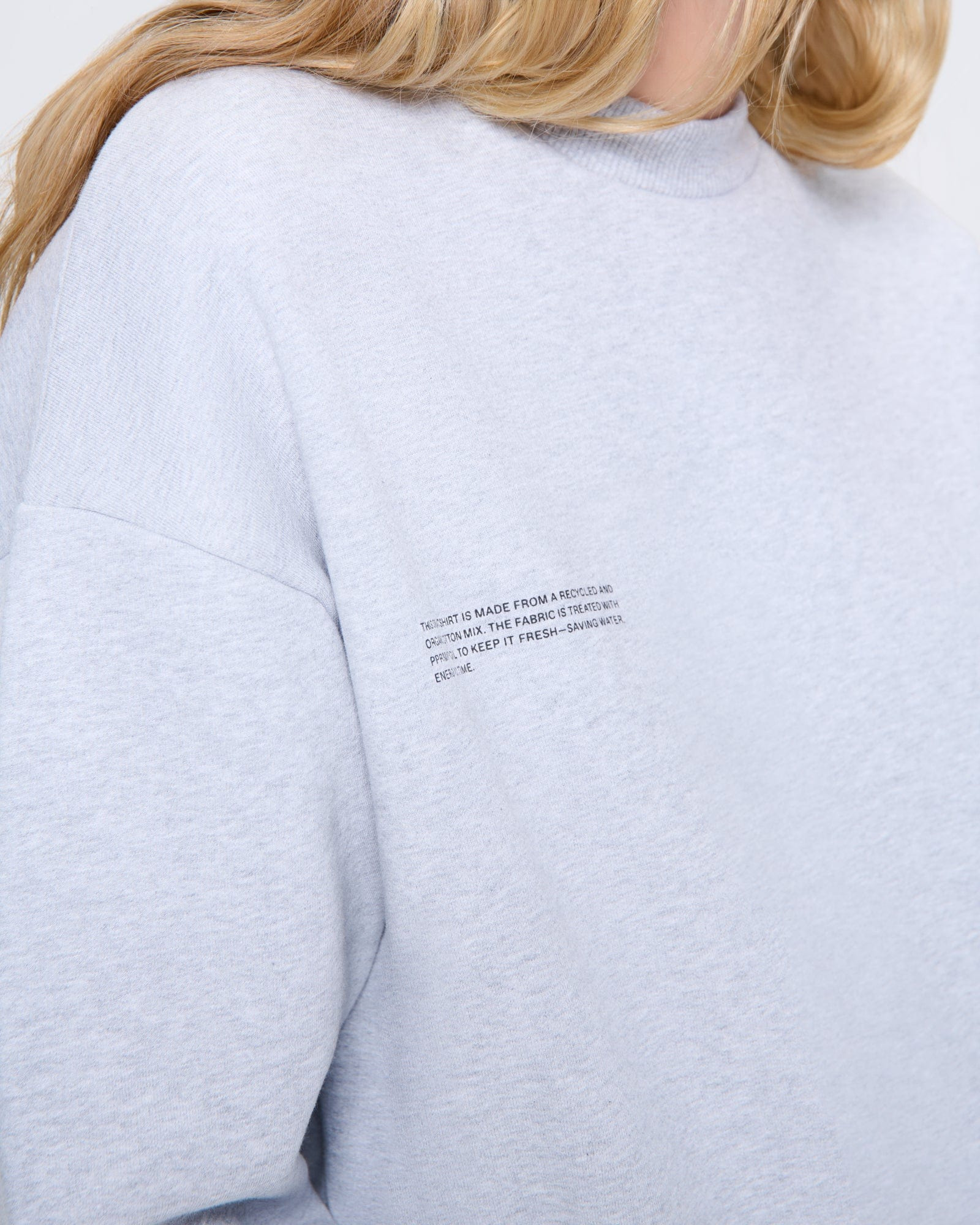 Womens 365 Heavyweight Sweatshirt - Grey Marl - 4