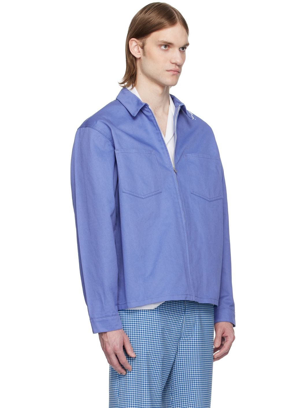 Blue 'Marni' Symbol Overshirt - 2
