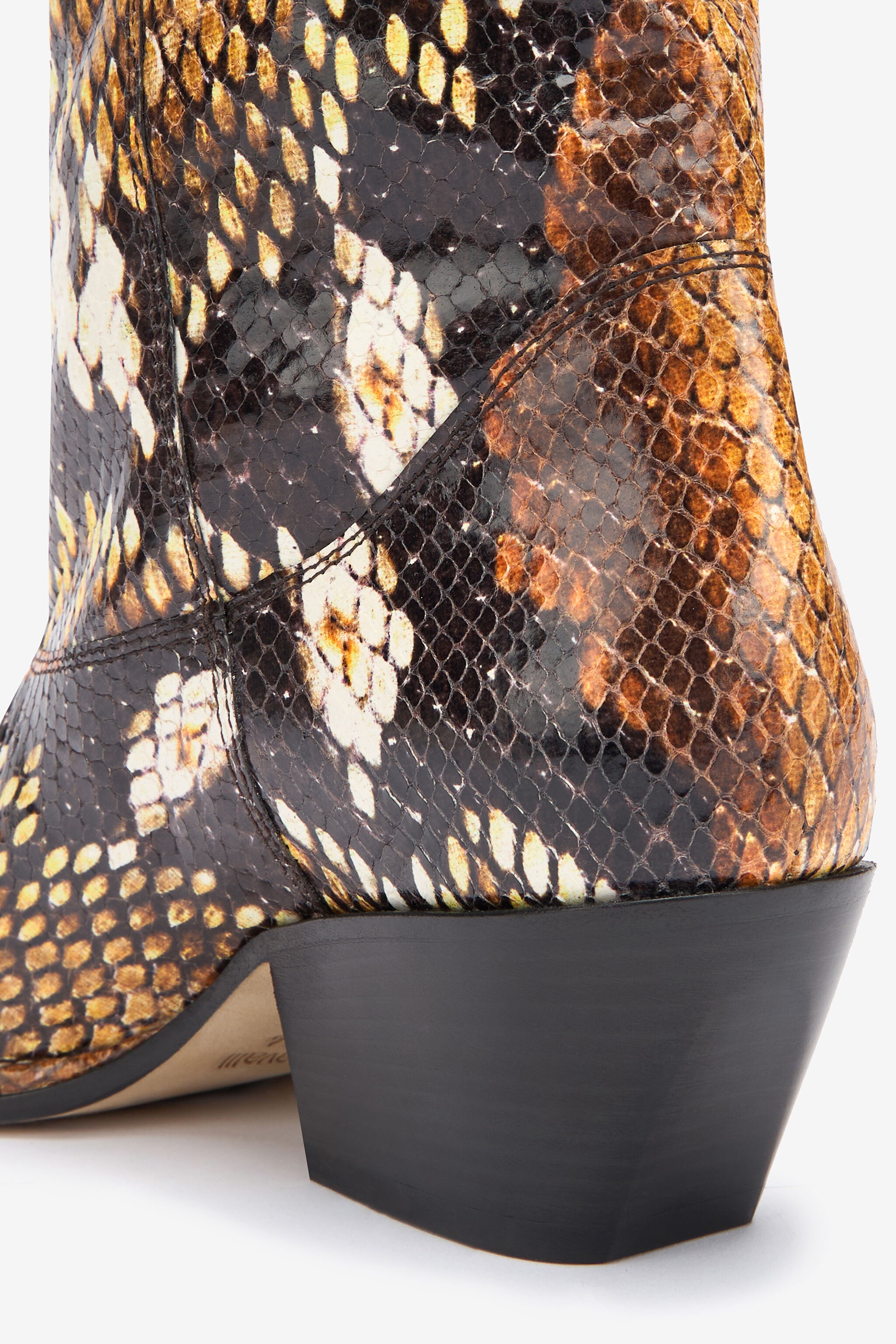 Texan Boots With Python Print - 5