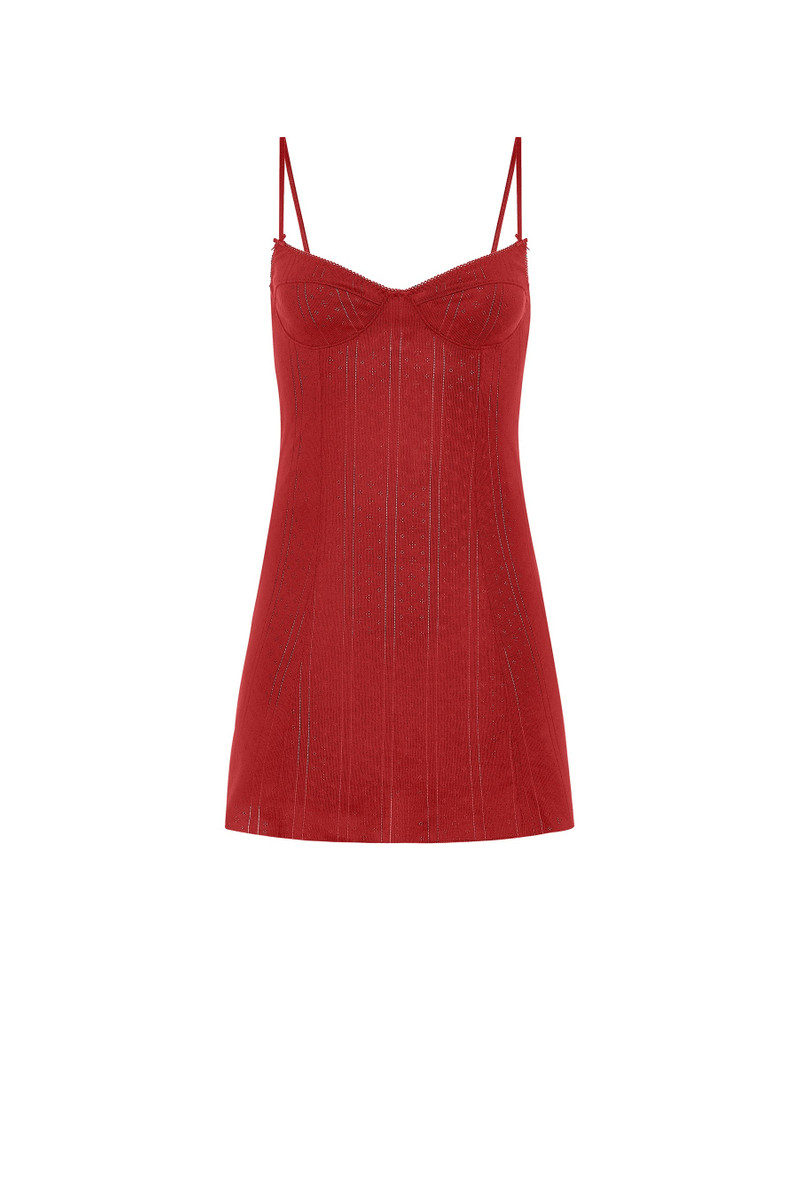 Balconette 드레스 Cherry Red 1