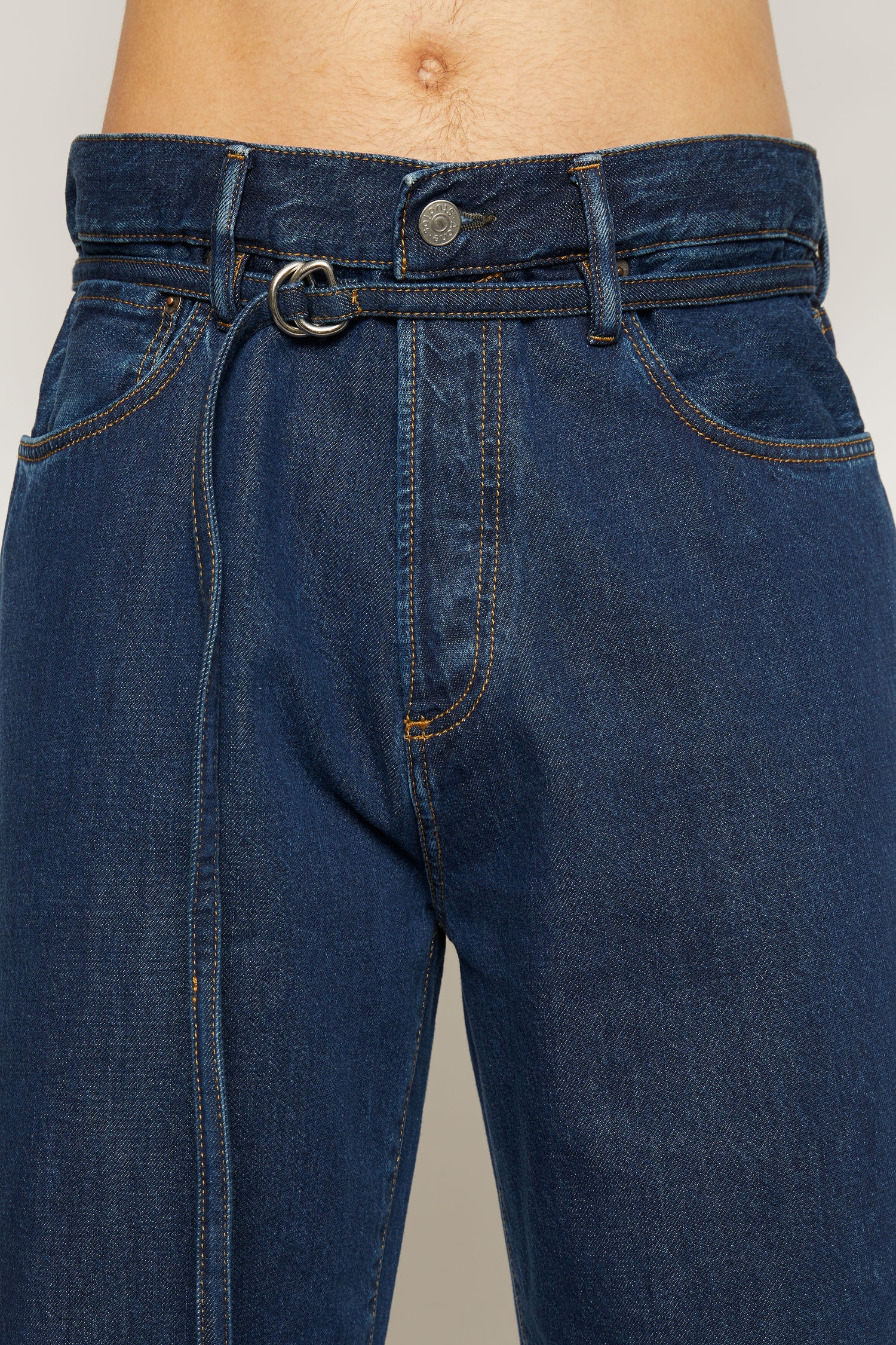 Loose fit jeans dark blue - 7