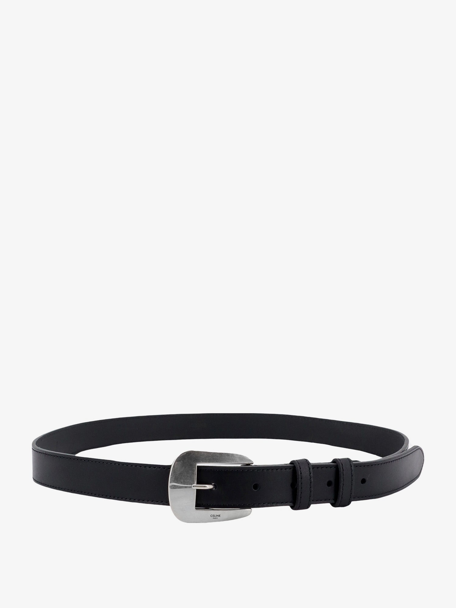 Celine Man Belt Man Black Belts - 1