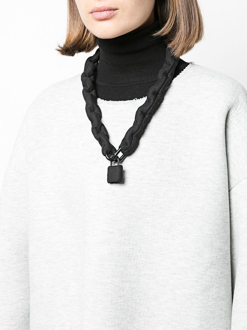 MM6 Maison Margiela padlock necklace outlook