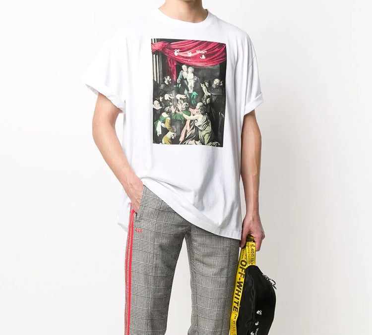 Off-White FW20 Caravaggio Painting Oversize OMAA038E20JER0050110 - 3