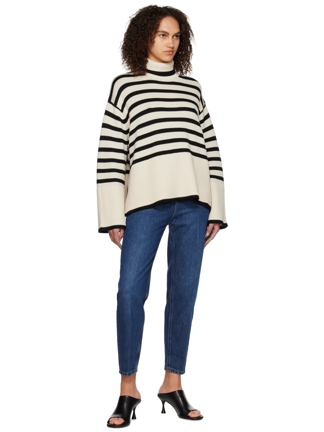 Navy Tapered Jeans - 4