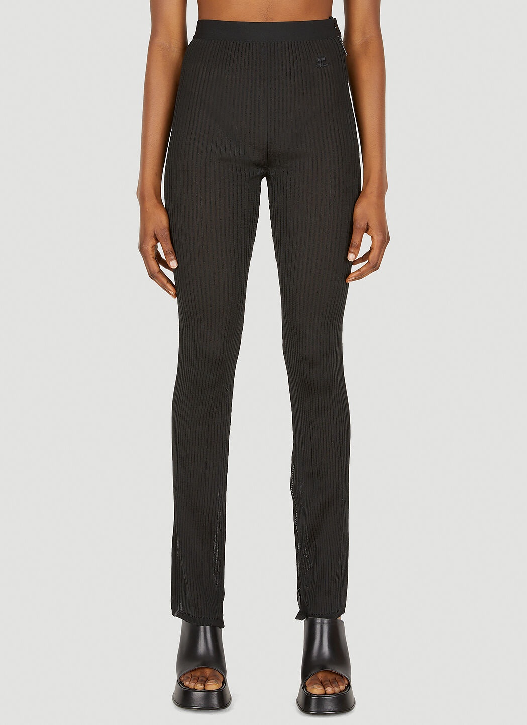 Transparent Knit Pants - 1