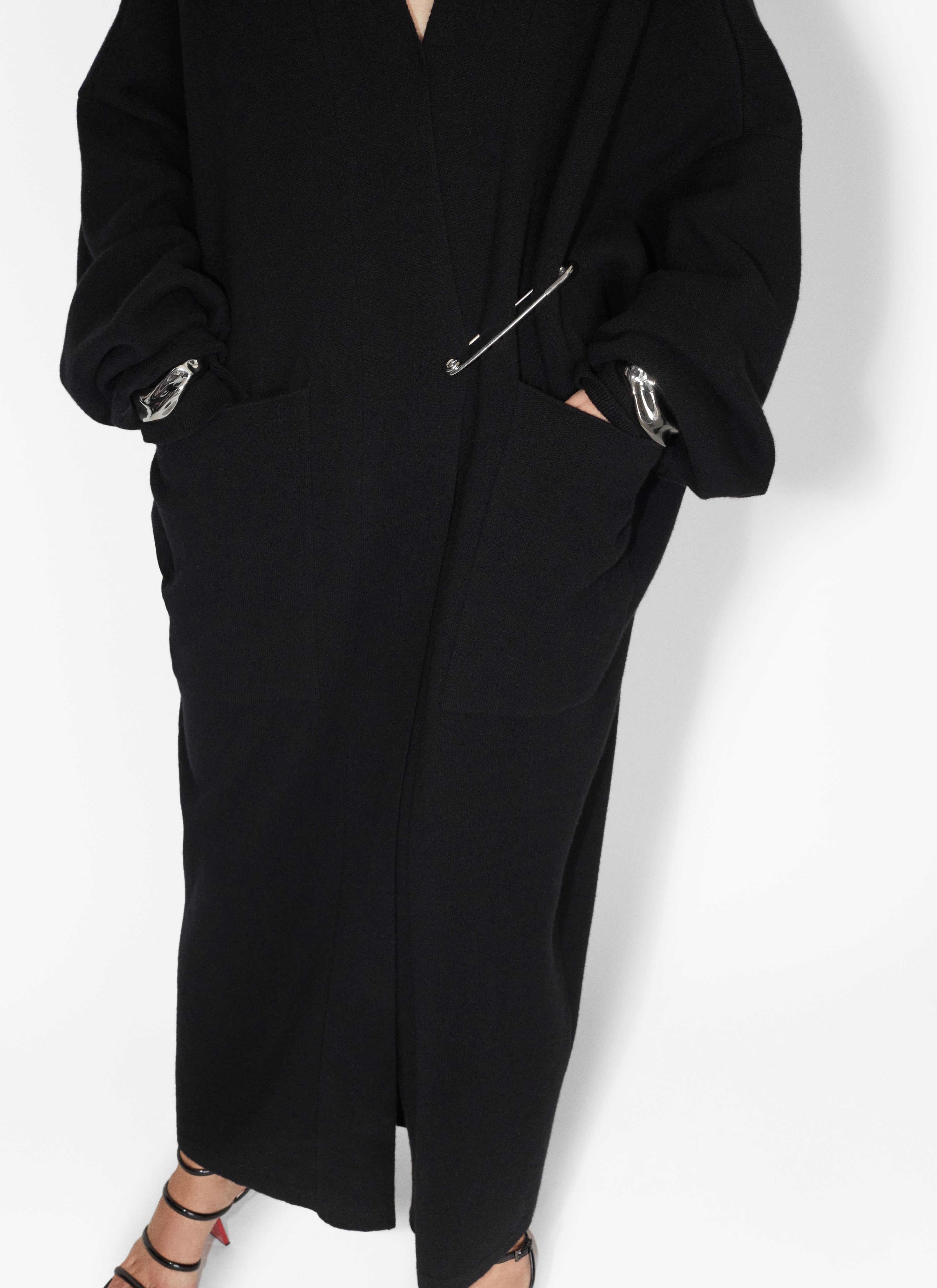 BOILED CASHMERE COAT - 5
