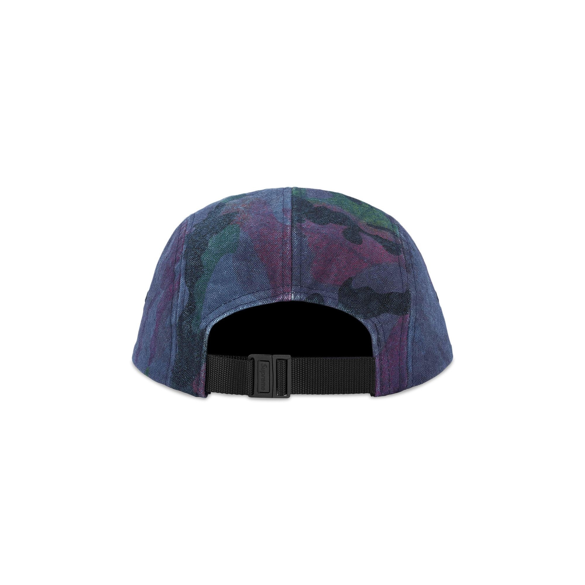 Supreme Washed Canvas Camp Cap 'Navy Camo' - 2