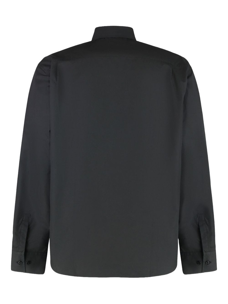 VETEMENTS logo-print cotton shirt outlook