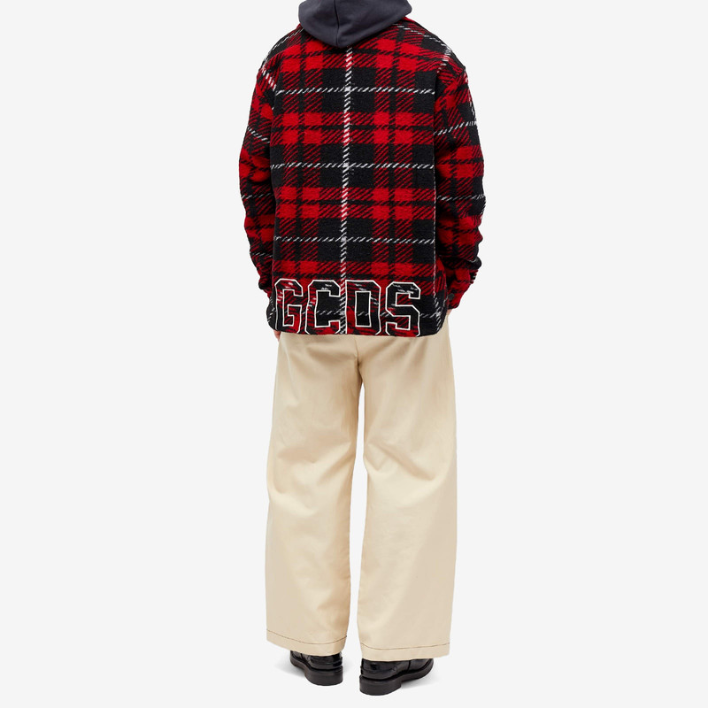GCDS Low Band Tartan Overshirt 4