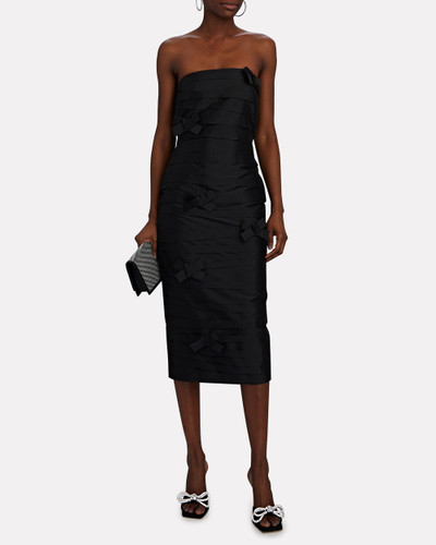 BERNADETTE Taffi Strapless Bow-Embellished Midi Dress outlook