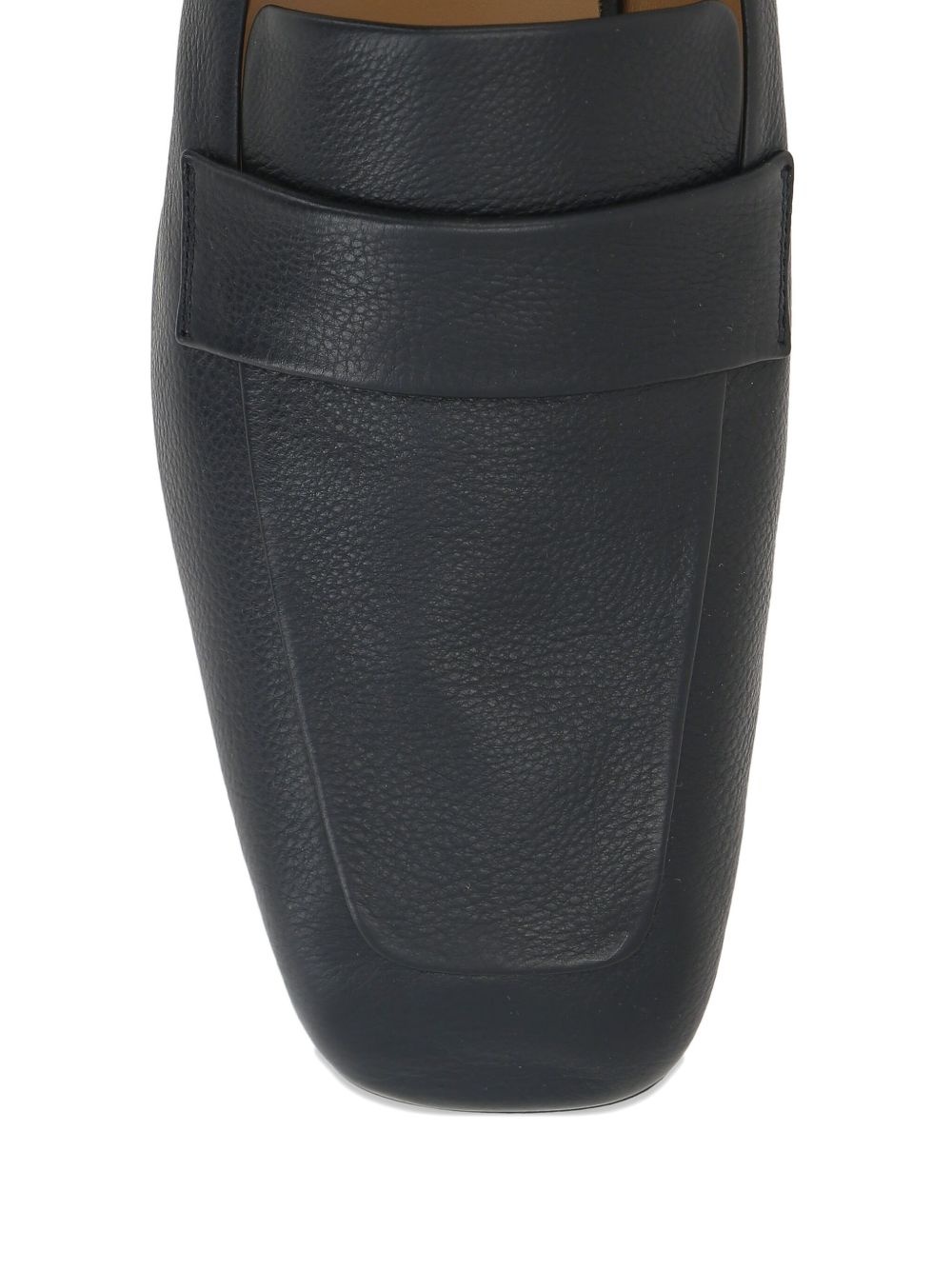 leather penny loafers - 4