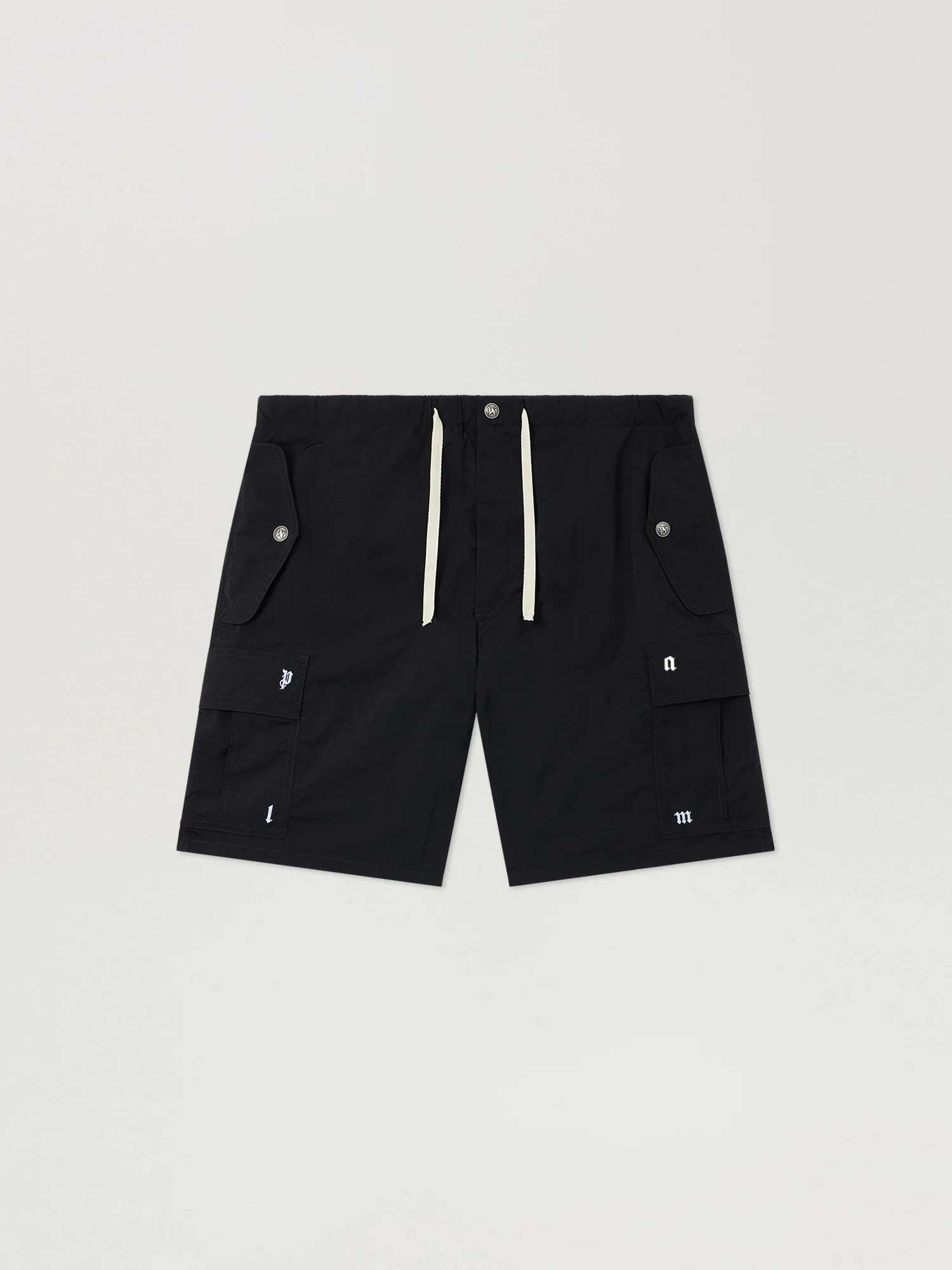 Palm Type Loose Cargo Shorts - 1