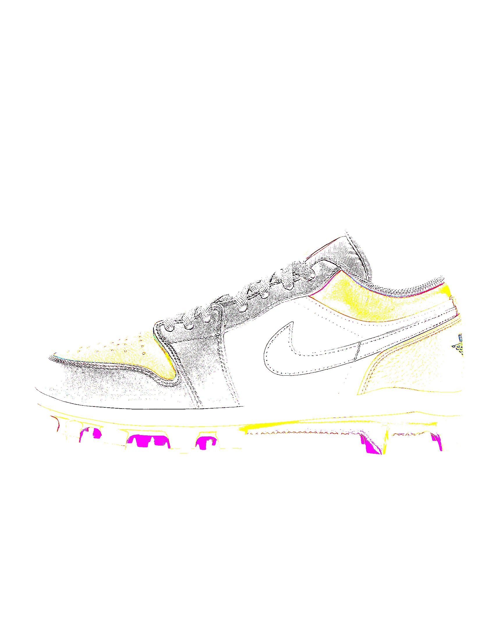 Jordan 1 Retro MCS Low SE Men's Baseball Cleats - 1