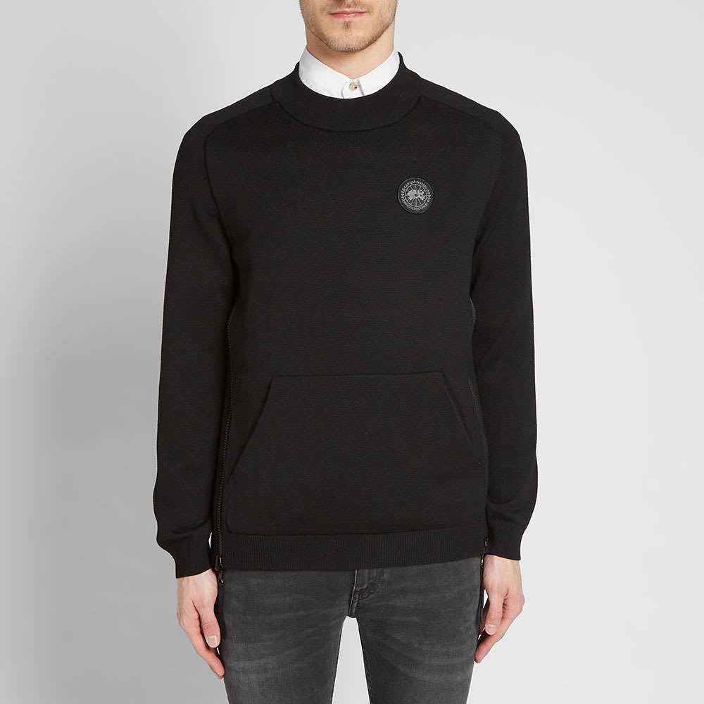 Canada Goose Black Label Hybridge Knit Reversible Pullover - 4