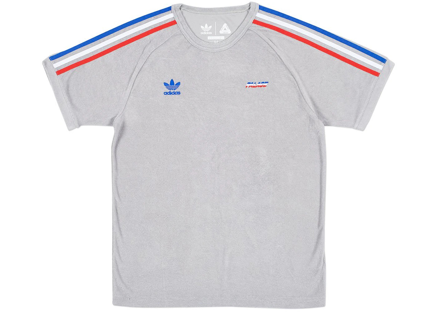 Palace adidas Terry T-Shirt Grey - 1