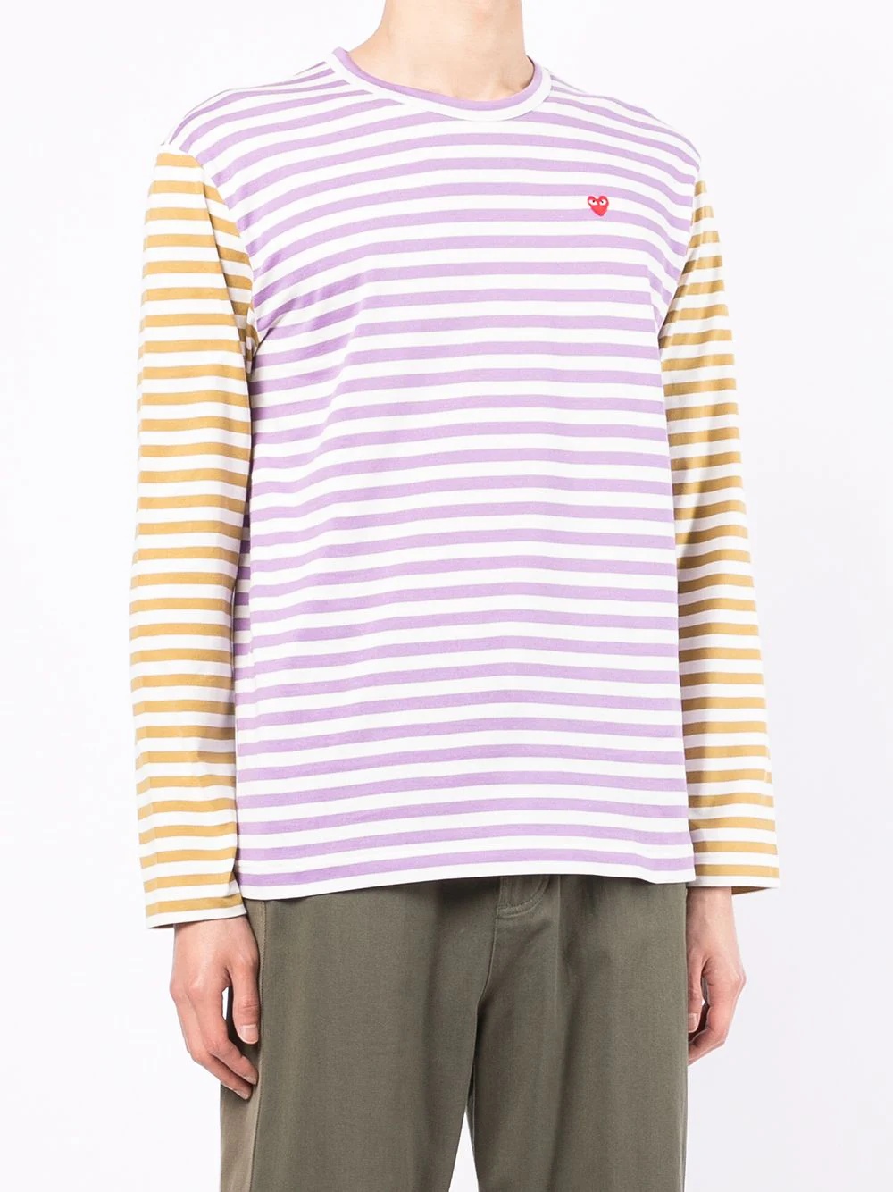 striped long-sleeve T-shirt - 3