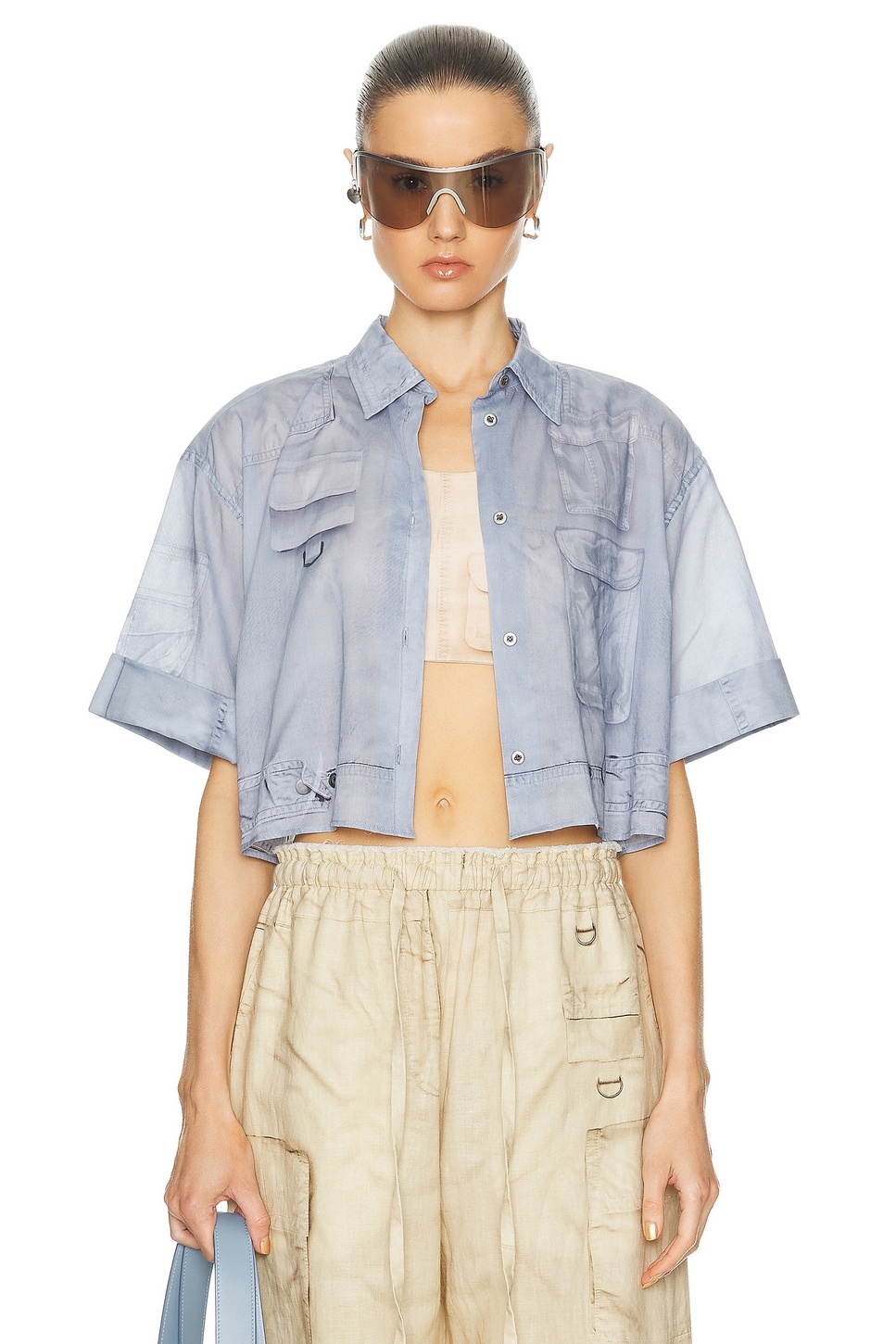 Shona Short Sleeve Cargo Top - 1