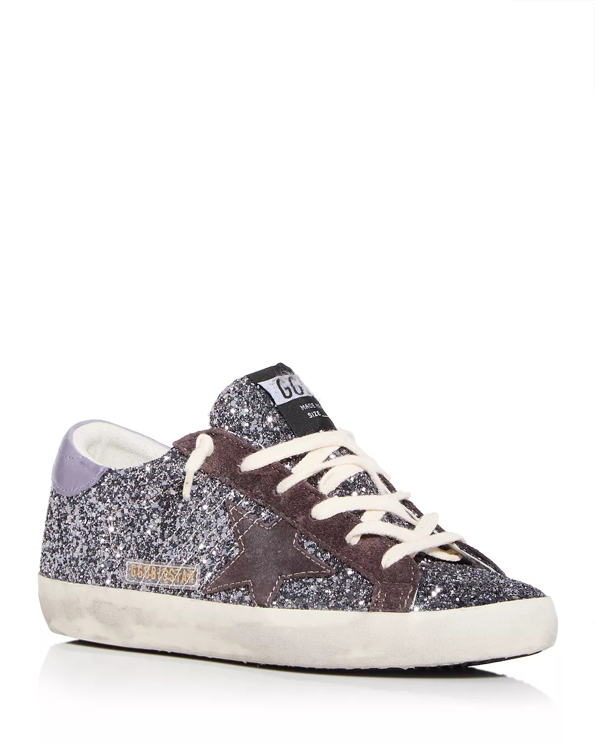 Women's Super-Star Glitter Low Top Sneakers - 3