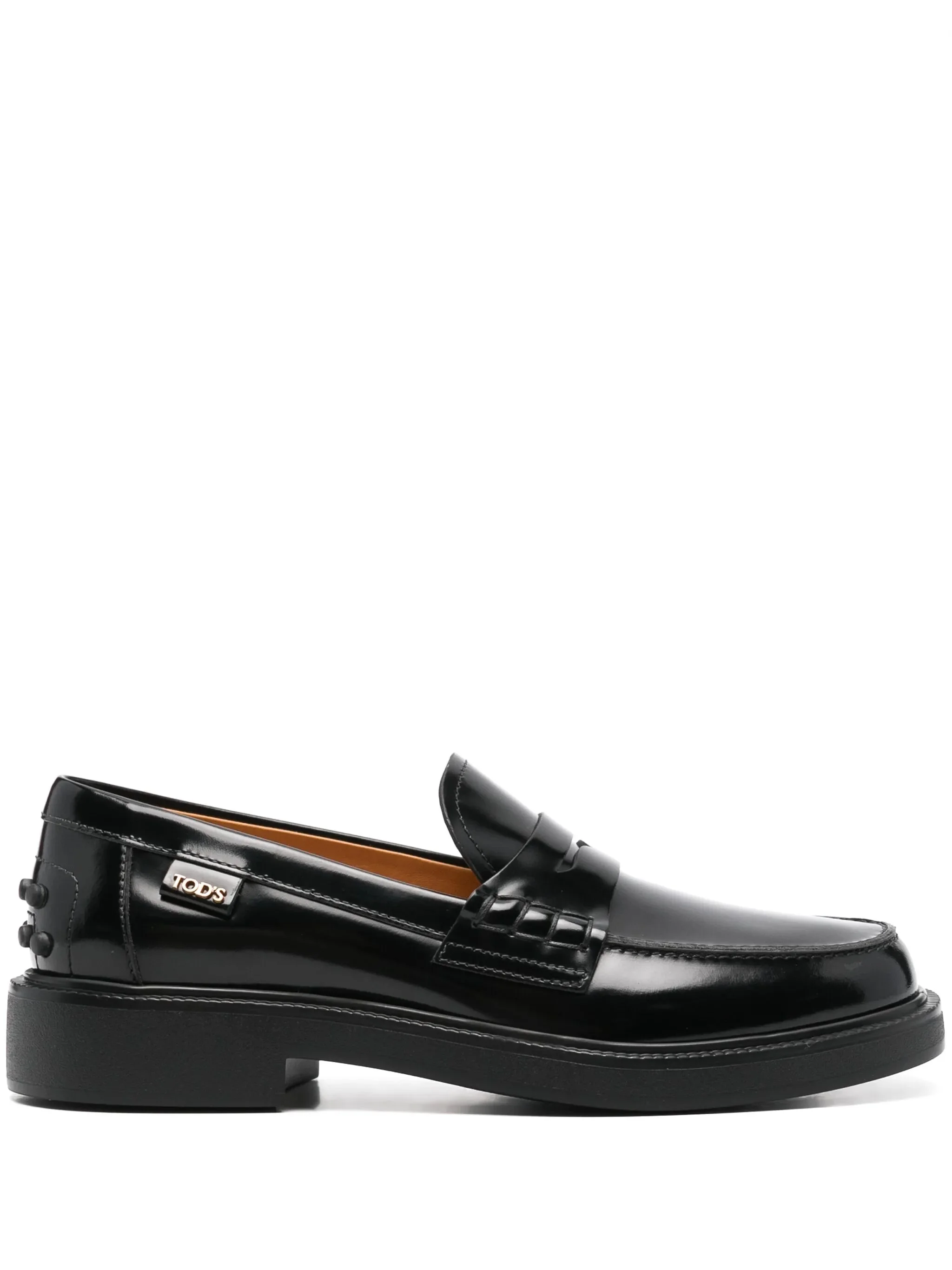 Tod's Logo-lettering Loafers - 1