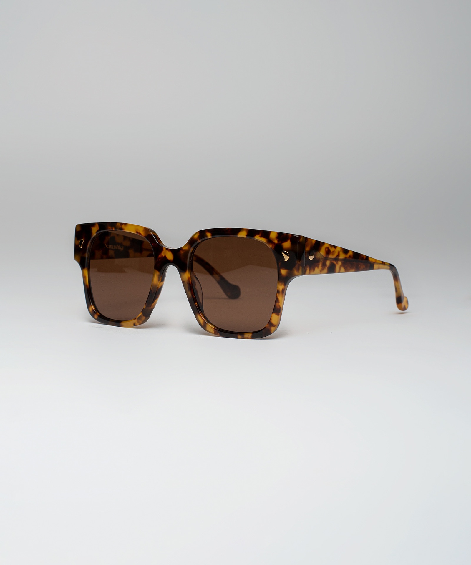 SHAE - Oversized D-frame sunglasses - Tortoiseshell - 2