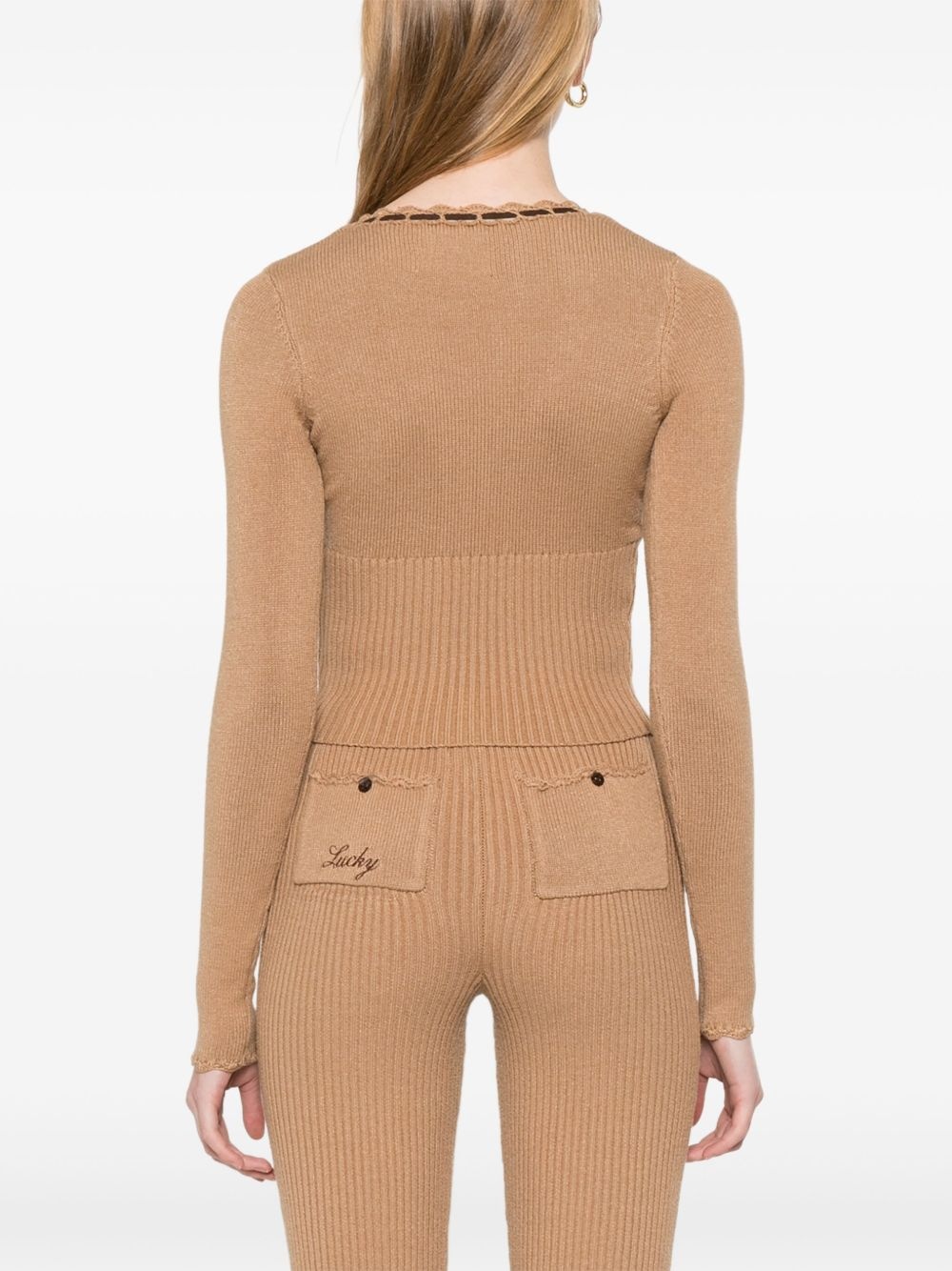 x Bella Hadid Texas cardigan - 4
