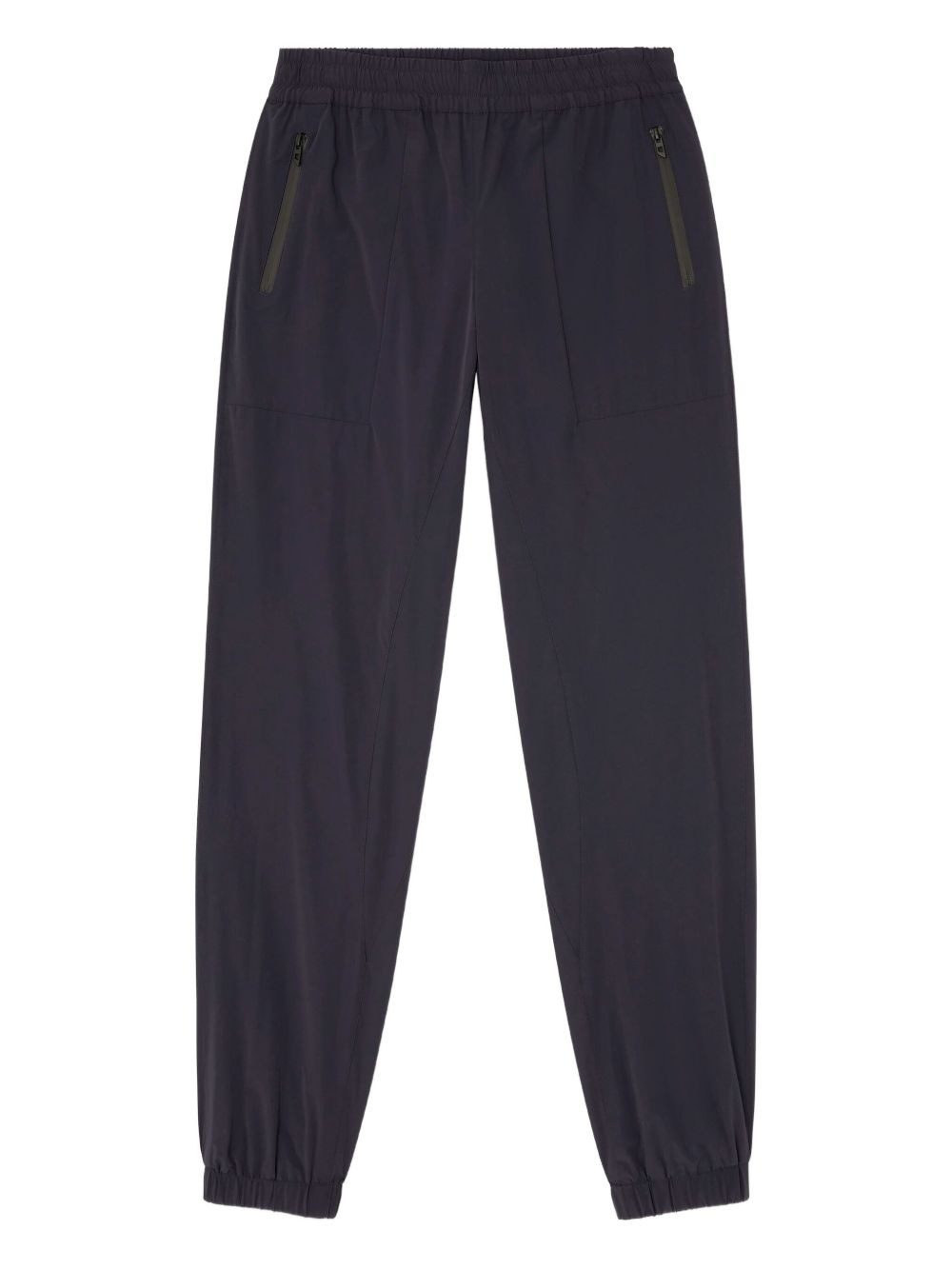 zip-pocket elastic-waist trousers - 5
