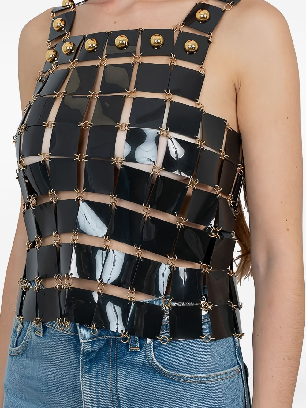 square-panelled top - 4
