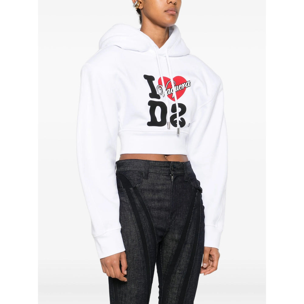 Dsquared2 White Tops - Hoodies Women - 2