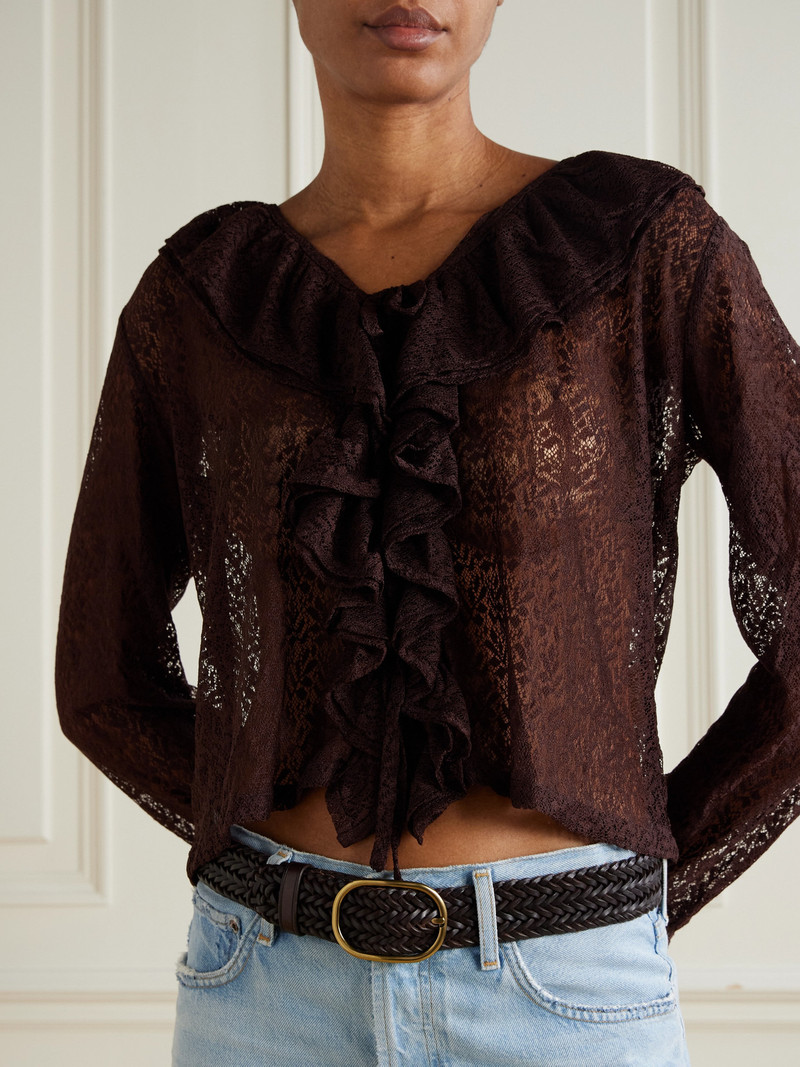 DRAGON DIFFUSION Woven Leather Belt outlook