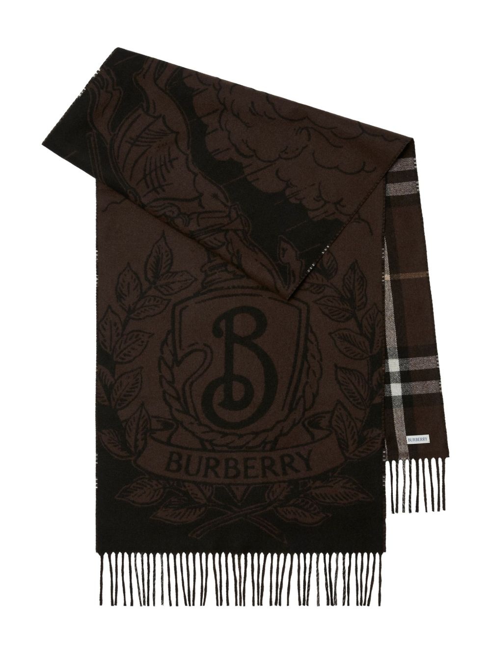 Equestrian-Knight check scarf - 3