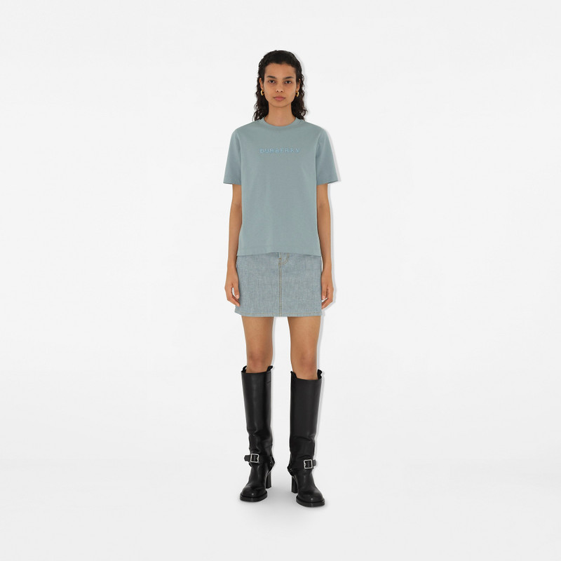 Burberry Paisley Logo Cotton T-shirt outlook