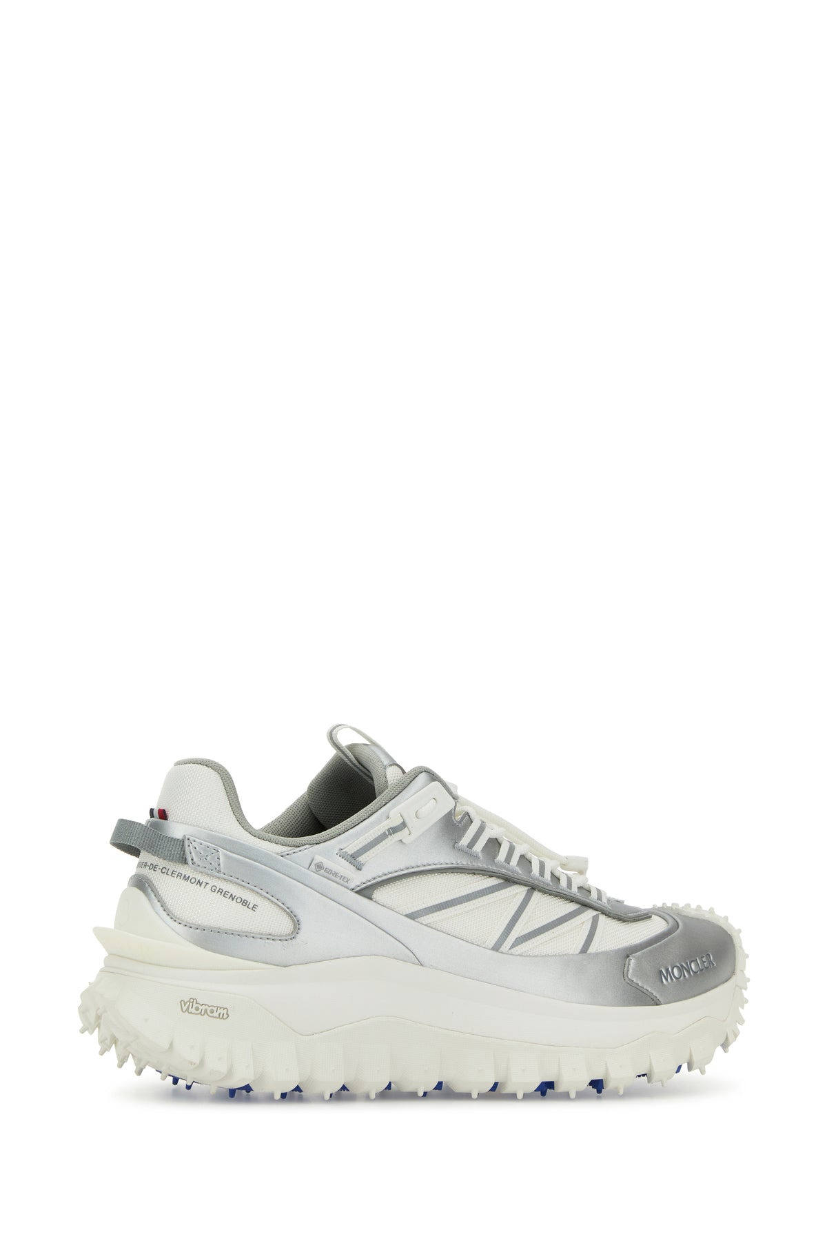 Two-tone fabric and leather Trailgrip sneakers - 3