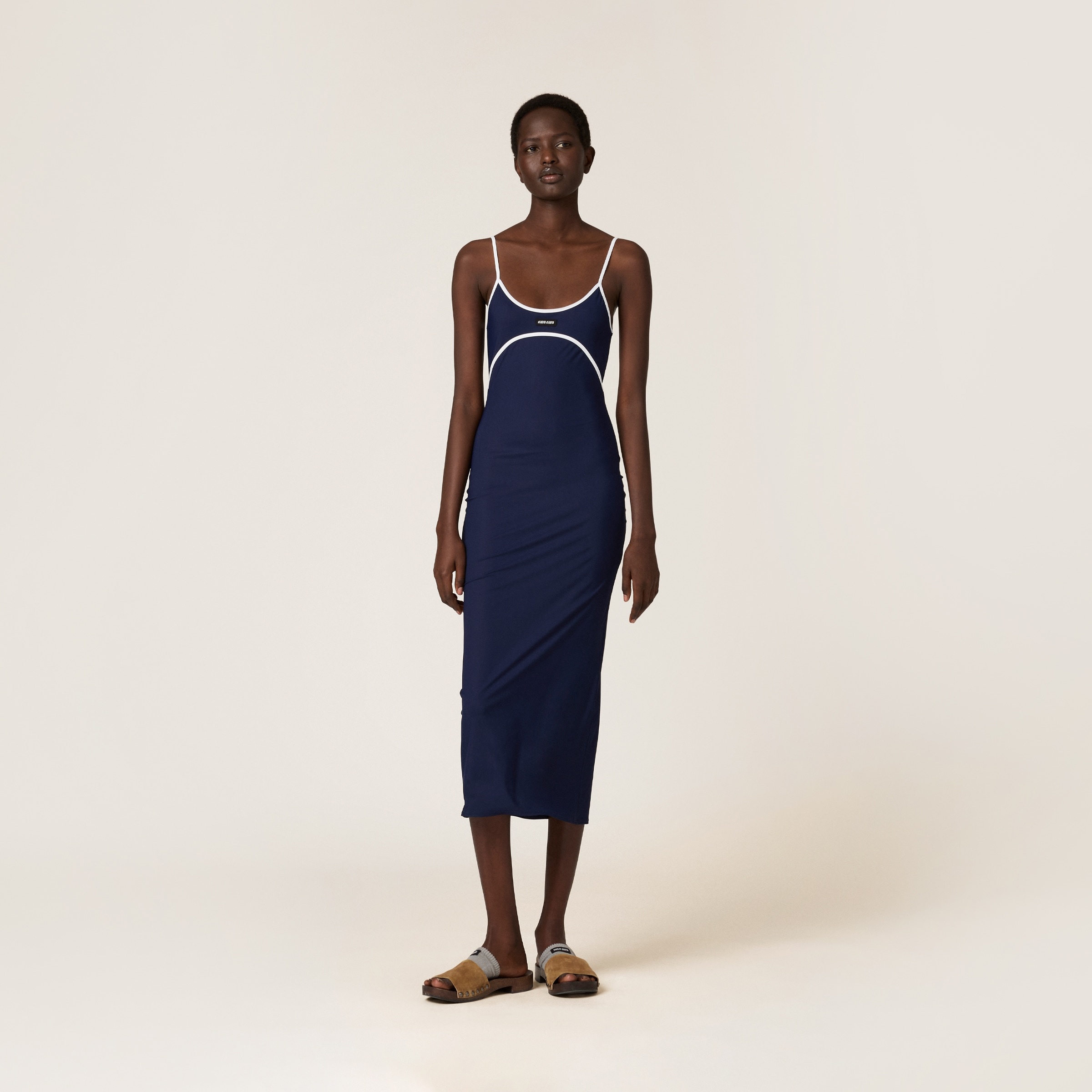 Stretch jersey midi-dress - 2