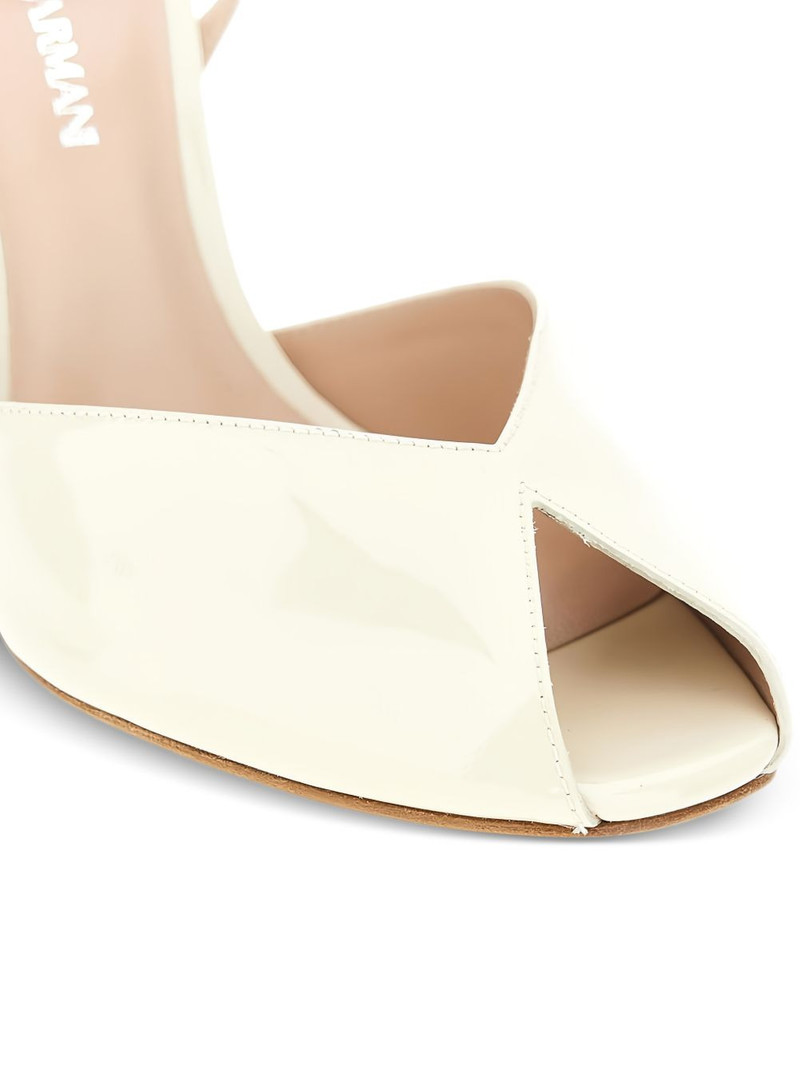 EMPORIO ARMANI patent buckled sandals outlook