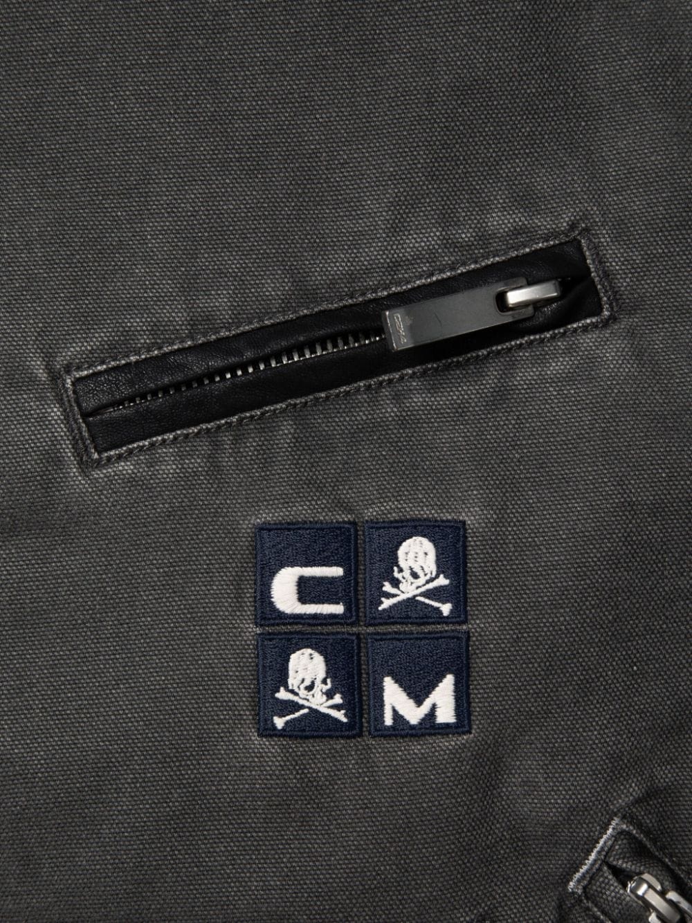 logo-print bomber jacket - 6