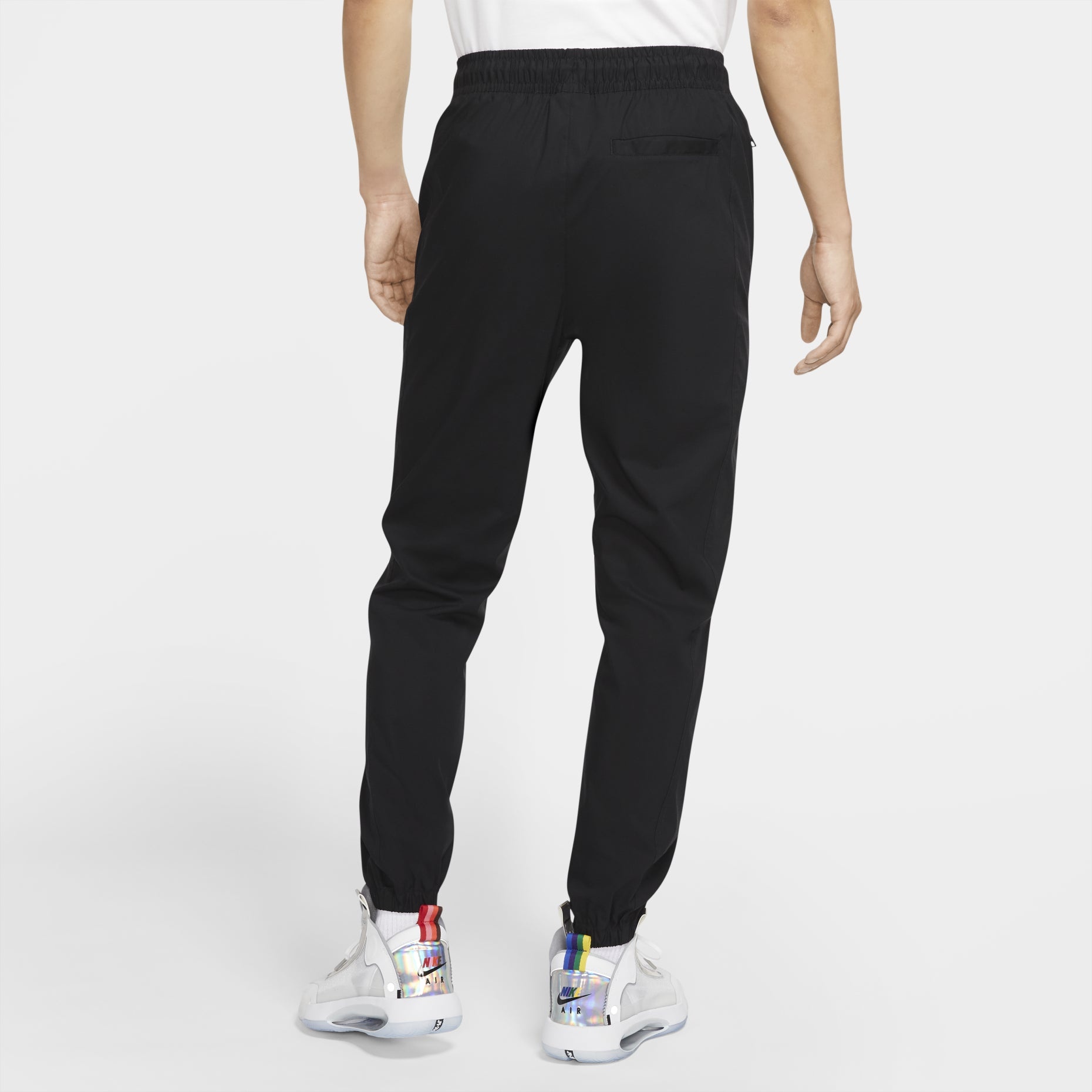 Air Jordan Jumpman Woven Bundle Feet Sports Pants Black CK6856-010 - 5