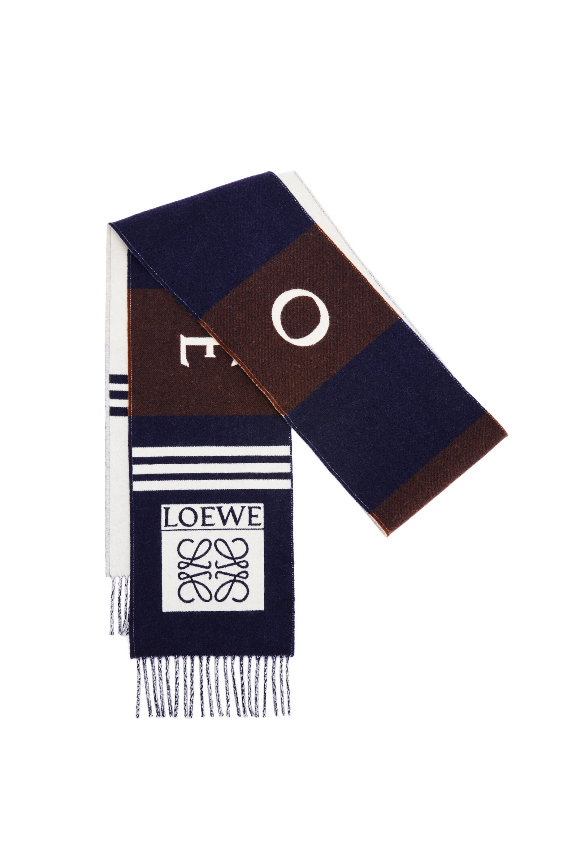 Football scarf in wool and cashmere - 2