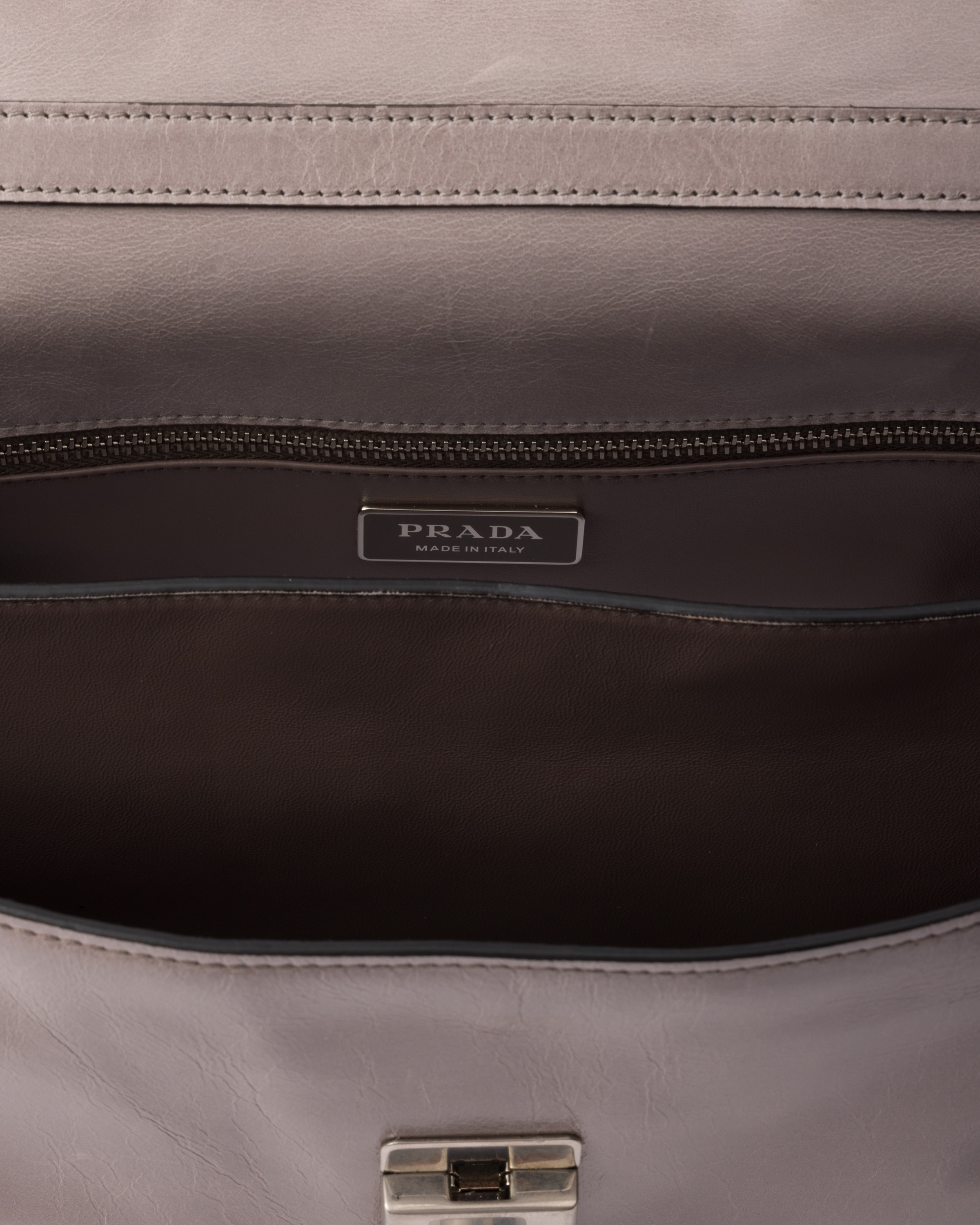 Medium leather handbag - 4