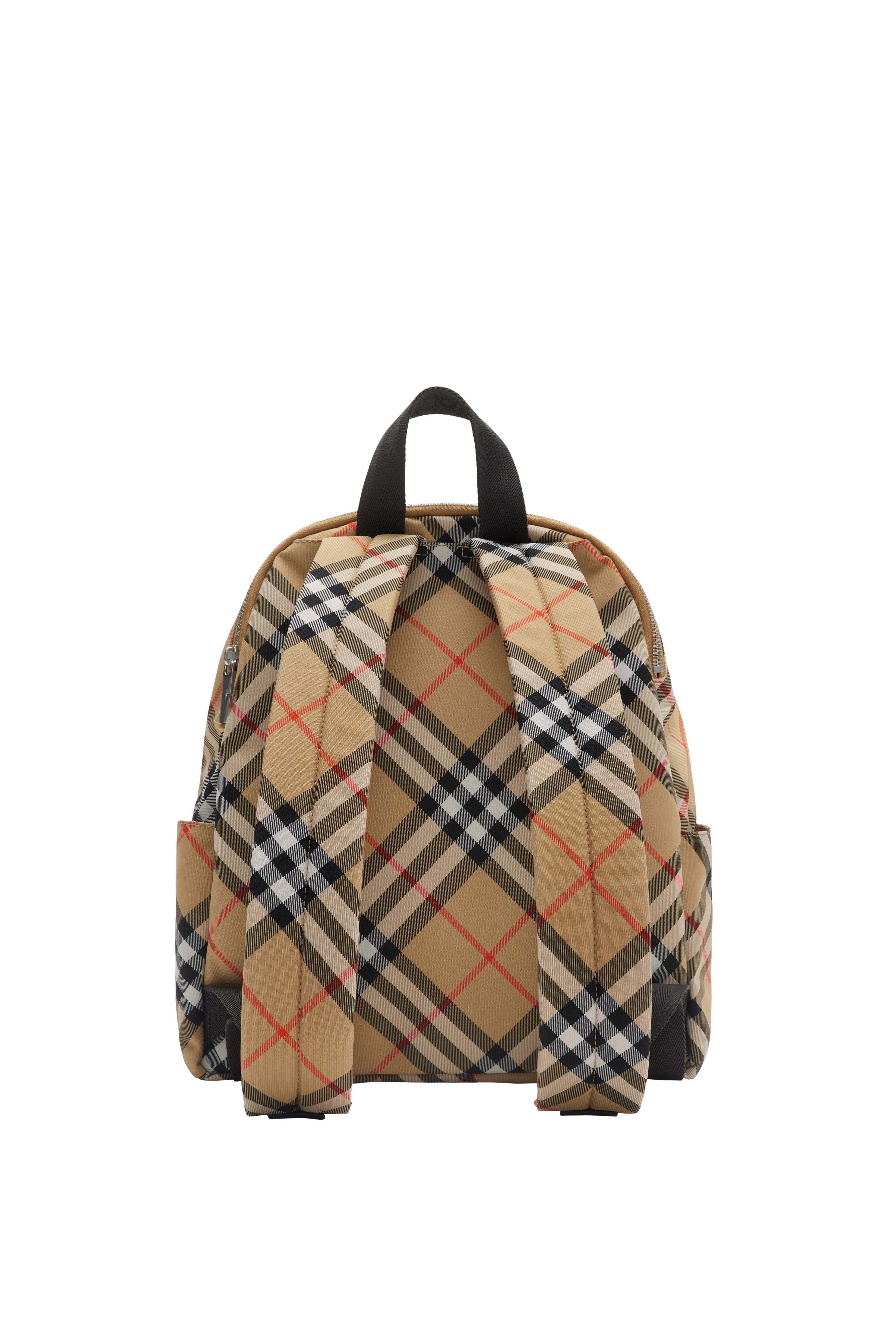 burberry Small Check Backpack in Sand at Nordstrom - 4